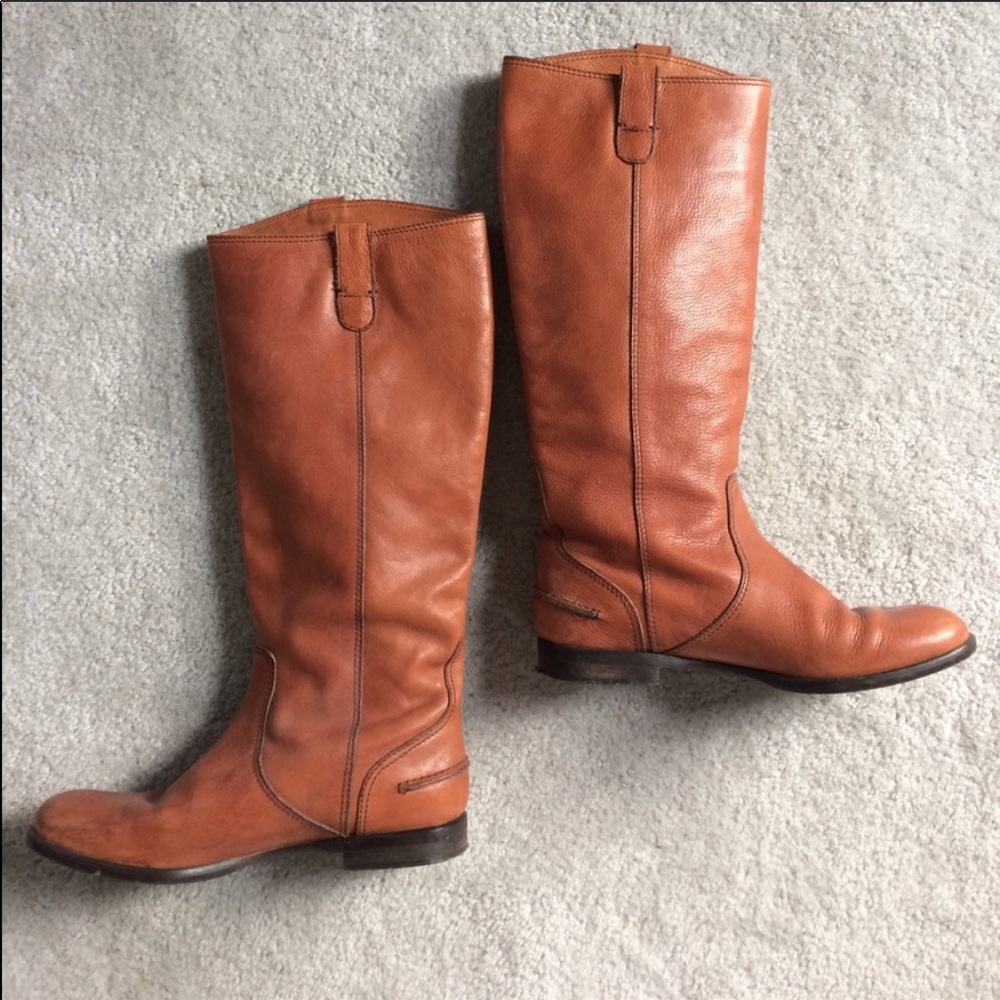 Madewell Archive Tall Riding Boot (Cognac)